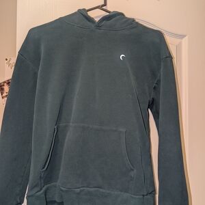 Women's Green Hoodie Sweater